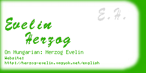 evelin herzog business card